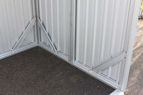 多目的万能物置 耐雪仕様(耐雪くん) DMS-7L [代引不可] 屋外物置 屋外 物置 物置き ガレージ 自転車置き場 耐雪 喫煙所 送料無料の通販は