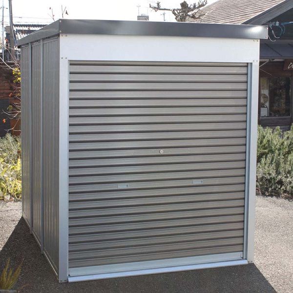 (企業様限定)多目的万能物置 シャッター付 DMG-11 [代引不可] 屋外物置 屋外 物置 物置き ガレージ 自転車置き場 シャッター付き シャッター DMG-11/DMG-11H 送料無料の通販は