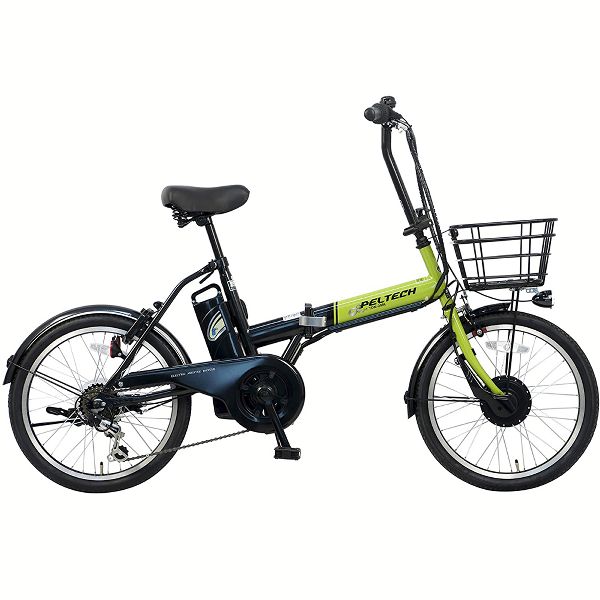 PELTECH折り畳み電動アシスト自転車 20インチ折り畳み外装6段変速 12.0Ah 【簡易組立必要品】 TDN-208L-LG-12AH [代引不可] 全3色 電動自転車 アシスト 自転車 E-BIKE 折り畳み自転車 ラクラク 坂道 電動 ペルテック 送料無料
