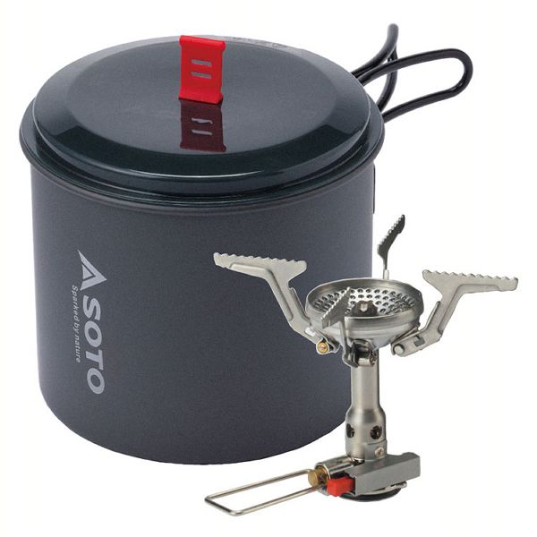 SOTO アミカスポットコンボ SOD-320PC 【B】 アルミクッカー アルミ クッカー バーナー AMICUS シングルストーブ コンパクトストーブ アミカス キャンプグッズ アウトドア キャンプ ソト 新富士バーナー SOTO 送料無料