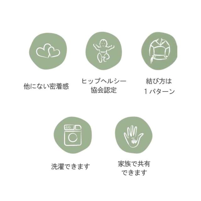 ボバラップ セレニティ BOBW036 BOBW045 boba（ボバ） 抱っこ紐 BobaWrap だっこひも ベビーラップ 新生児から 天然素材 綿素材 コンパクト一枚生地 密着 洗濯可能 出産祝い 男女兼用 ベビーキャリー 送料無料_2