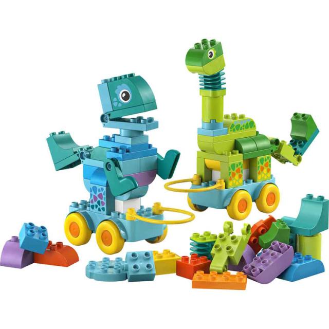 おもちゃ 玩具 ブロック プレゼント 誕生日 クリスマス きょうりゅう のりもの LEGO デュプロのまち 3in1 きょうりゅうプルトイ 10451 DUPLO おもちゃ 玩具 ブロック プレゼント 誕生日 クリスマス きょうりゅう のりもの LEGO 送料無料_1