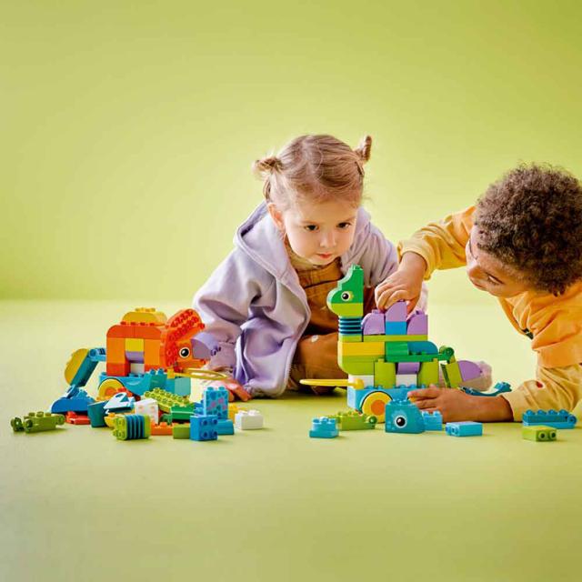 おもちゃ 玩具 ブロック プレゼント 誕生日 クリスマス きょうりゅう のりもの LEGO デュプロのまち 3in1 きょうりゅうプルトイ 10451 DUPLO おもちゃ 玩具 ブロック プレゼント 誕生日 クリスマス きょうりゅう のりもの LEGO 送料無料_5