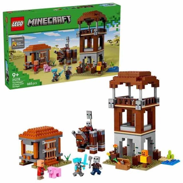 おもちゃ 玩具 ブロック プレゼント 誕生日 クリスマス マイクラ マインクラフト ゲーム LEGO ピリジャー部隊とラヴェジャー 21278 MINECRAFT おもちゃ 玩具 ブロック プレゼント 誕生日 クリスマス マイクラ マインクラフト ゲーム LEGO 送料無料