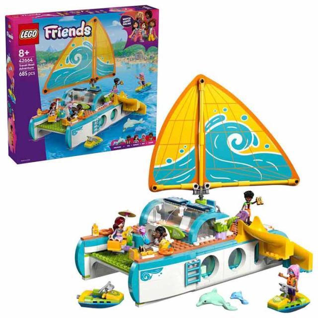 おもちゃ 玩具 ブロック プレゼント 誕生日 クリスマス 小学生 のりもの LEGO ボートアドベンチャー 42664 FRIENDS おもちゃ 玩具 ブロック プレゼント 誕生日 クリスマス 小学生 のりもの LEGO 送料無料