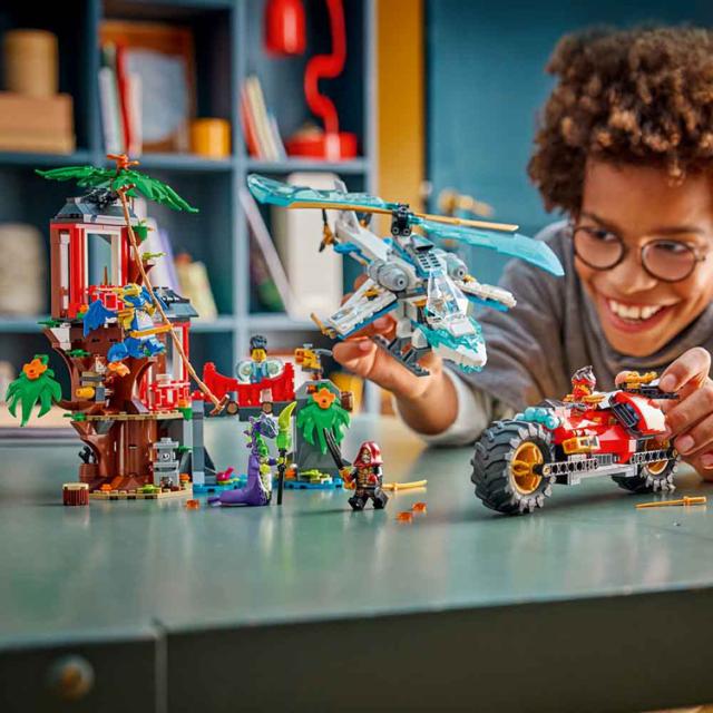 おもちゃ 玩具 ブロック プレゼント 誕生日 クリスマス 小学生 ロボット ニンジャゴー 男の子 秘密基地ツリーハウス・バトル 71857 NINJAGO おもちゃ 玩具 ブロック プレゼント 誕生日 クリスマス 小学生 ロボット ニンジャゴー 男の子 送料無料_5