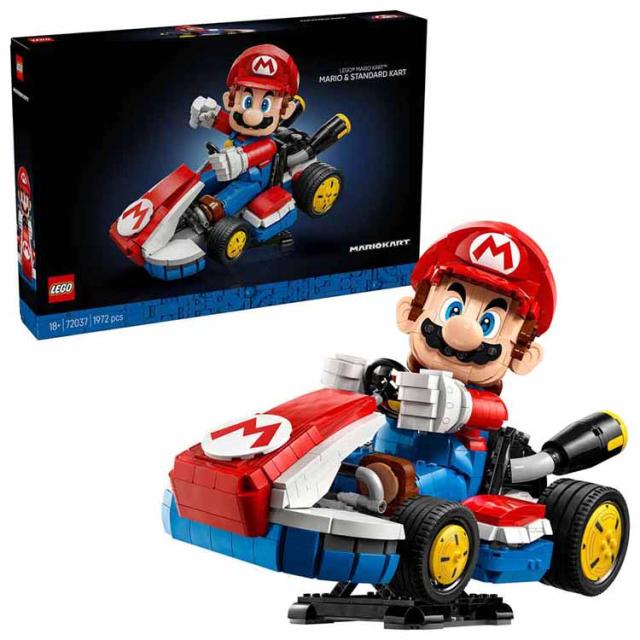 おもちゃ 玩具 ブロック プレゼント 誕生日 クリスマス インテリア マリカー ゲーム 大人レゴ マリオカート：マリオ と スタンダードカート 72037 SUPER MARIO おもちゃ 玩具 ブロック プレゼント 誕生日 クリスマス インテリア マリカー ゲーム 大人レゴ 送料無料