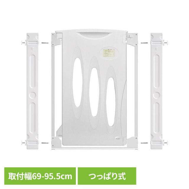 ベビーゲート 低段差 足でも開く ワイドタイプ 突っ張り ベビーガード セーフティゲート フェンス あしでもゲートIII ホワイト J-0748 JTCBABY 【B】 ベビーゲート 低段差 足でも開く ワイドタイプ 突っ張り ベビーガード セーフティゲート フェンス 送料無料
