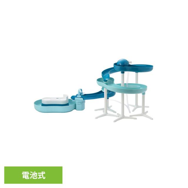 流しそうめん器 そうめん流し器 スライダー 大型 電池式 組み立て簡単 家庭用 流しそうめん器 流麺 ツイストスライダー ミントブルー D-6678 パール金属 流しそうめん器 そうめん流し器 スライダー 大型 電池式 組み立て簡単 家庭用 素麺 子供 夏休み 送料無料