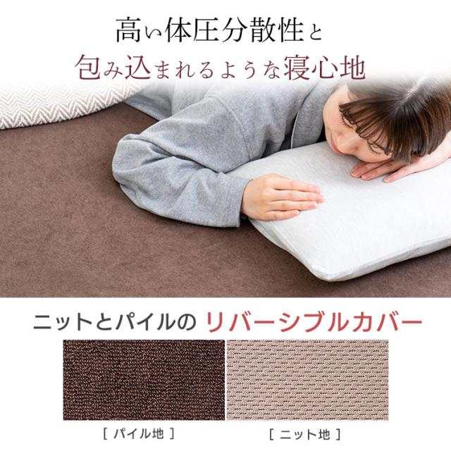 マットレス カバー付き シングル 低反発 敷き布団 厚め 来客用 一人暮らし 新生活 8cm 通気性 体圧分散 低反発マットレス シングル アイリスオーヤマ MATK8-S 送料無料_2