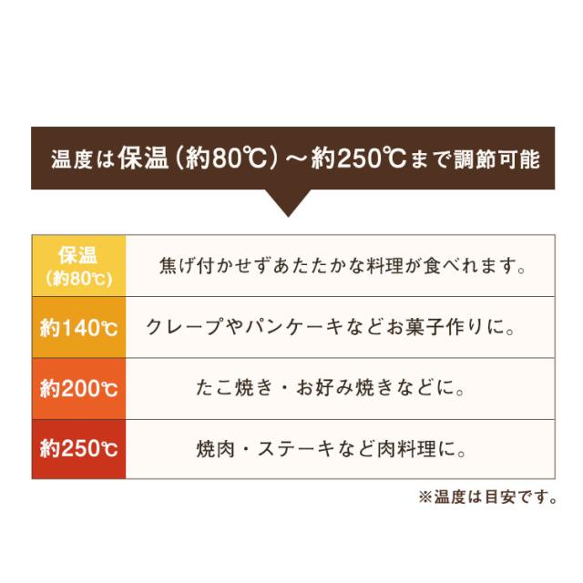 ホットプレート 両面ホットプレート アイリスオーヤマ DPOL-301-B DPOL-301-T DPOL-301-R パーティ たこ焼き お好み焼き ブラック ブラウン レッド 全3色 両面 家電 調理器具 キッチン家電 同時調理 家族 プレート 送料無料_6