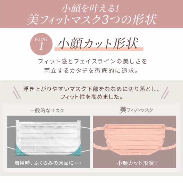 マスク 不織布 カラーマスク 血色マスク 美フィットマスク 7枚入 アイリスオーヤマ 小さめサイズ ふつうサイズ 7枚入 使い捨てマスク PK-の通販はau  PAY マーケット - 暮らし健康ネット館