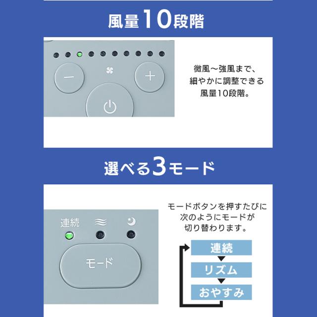 サーキュレーター 扇風機 dcモーター 24畳 アイリスオーヤマ * WOOZOO STF-DCC15T 衣類乾燥 静音 首振り 冷房 部屋干し 換気 梅雨対策 エアコン併用 おしゃれ パワフル送風 リモコン付 3D送風 入切タイマー 一体型 省エネ DC ウーズー 一人暮らし_18