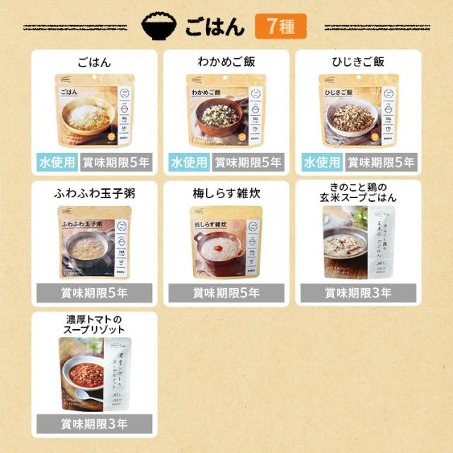 DAILY IZAMESHI 636-458 【B】 イザメシ IZAMESHI 非常食 防災 防災セット 3日分 ギフト デイリー 送料無料_4