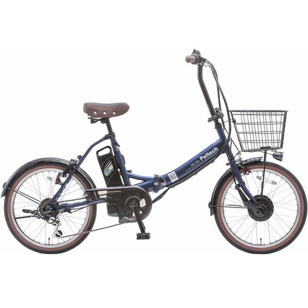 PELTECH折り畳み電動アシスト自転車 20インチ折り畳み外装6段変速 12.0Ah 【簡易組立必要品】 TDN-206L-BK-12AH [代引不可] 全4色 電動自転車 アシスト 自転車 E-BIKE 折り畳み自転車 ラクラク 坂道 電動 ペルテック 送料無料