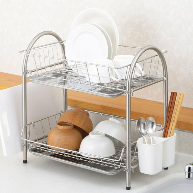 ステンレス2段水切りかご Pm 9018 送料無料 水切りかご ステンレス 大容量 2段 水切りかご大容量 の通販はau Pay マーケット 暮らし健康ネット館