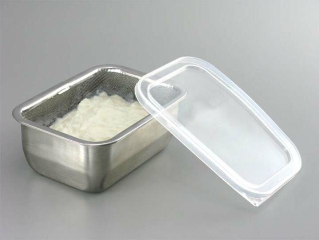 ヨーグルトの水切りバット 39523 水切りヨーグルト ザル 容器 バット