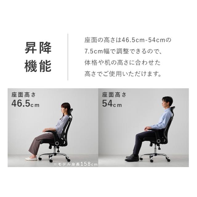 オフィスチェア メッシュ 椅子オフィス メッシュバックオフィスチェア OFC-MHH チェア 椅子 イス ひじ掛け ひじ置きオフィス デスク用チェア デスクチェア ワークチェア メッシュバック_14