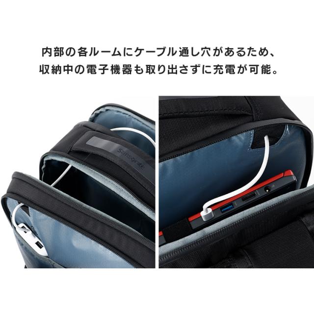 サムソナイト Samsonite ビジネス バックパック LPT BACKPACK 15.6 BLACK 142143-1041 Samsonite スーツ リュックサック リュック メンズ レディース USBポート かばん ラップトップバックパック 通勤 通学 旅行 送料無料_10