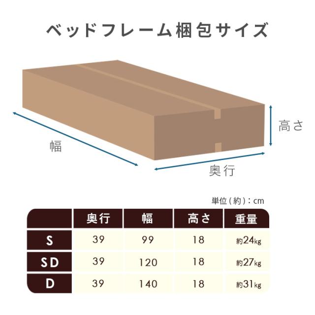 ベッド　マットレス付き　ボンネルコイル20cm　ダブル ベッド マットレス付き セット マットレス マットレスセット USB付き ボンネルコイル 20cm ダブル D 送料無料_16