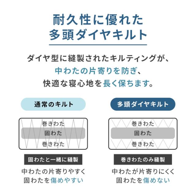 抗菌防臭防ダニボリューム三層敷き布団 ダブル IV APE32536-31IVIR 四国繊維販売 抗菌防臭防ダニ ボリューム ダブル D しっかり 日本製 厚み12cm 高反発 極厚固綿8cm 3層 敷布団 アイボリー 送料無料_12