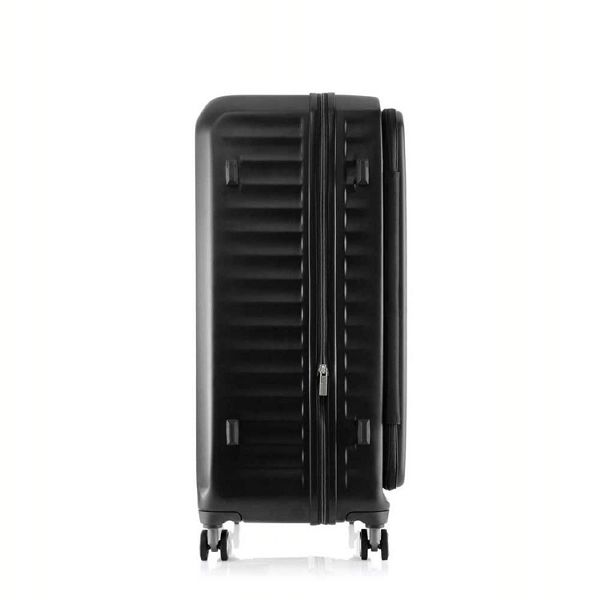 スーツケース キャリーケース Lサイズ フロントオープン PC収納 100L以上 約98〜112L 拡張 1週間 ハード 収納ポケット コンパクト開閉 大容量 大型 海外 国内 旅行 出張 ビジネス キャリーバッグ FRONTEC SPINNER 75 28EXP アメリカンツーリスター *_3