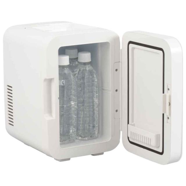 電子式保冷保温ボックス 5L COK-R056-W オーム電機 冷蔵庫 シンプル 1ドア 小型 コンパクト 保冷 保温 前開き 車載 5L 送料無料_4