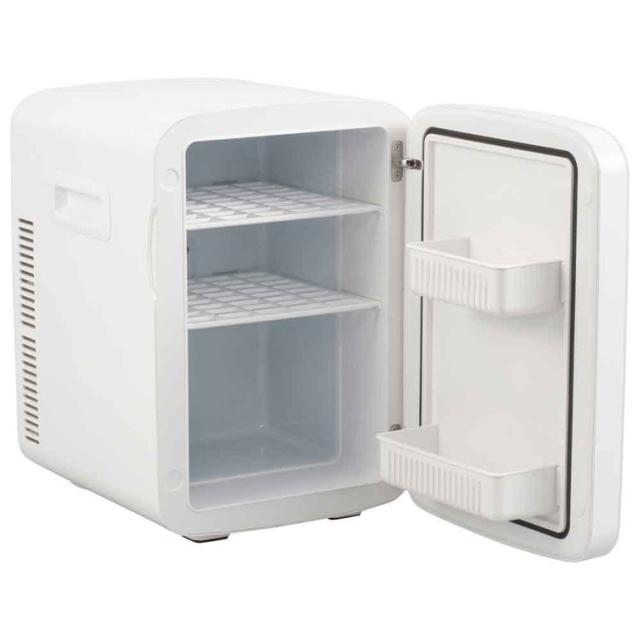 電子式保冷保温ボックス 13L COK-R136-W オーム電機 冷蔵庫 シンプル 2ドア 小型 コンパクト 保冷 保温 前開き アウトドア 13L 送料無料