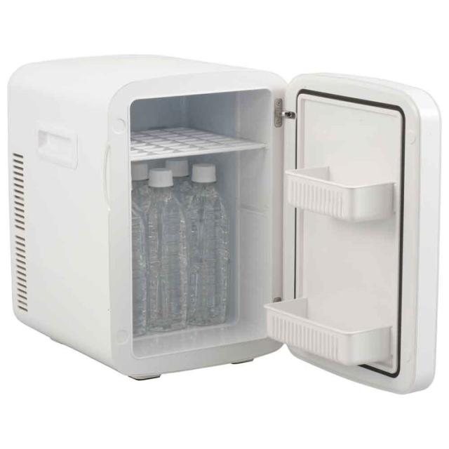 電子式保冷保温ボックス 13L COK-R136-W オーム電機 冷蔵庫 シンプル 2ドア 小型 コンパクト 保冷 保温 前開き アウトドア 13L 送料無料