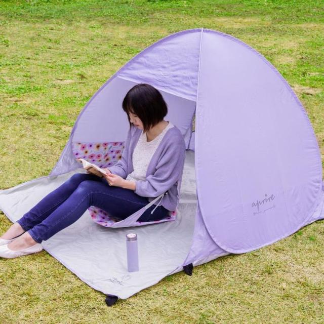 CAPTAINSTAG キャンプ アウトドア レジャー テント UVカット ワンタッチテント ポップアップテント 花柄 アプリール UA-65 UA-64 パール金属株式会社 CAPTAINSTAG キャンプ アウトドア レジャー テント UVカット ワンタッチ コンパクト 収納バッグ ピクニック 送料無料_1