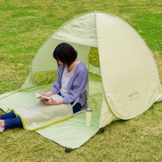 CAPTAINSTAG キャンプ アウトドア レジャー テント UVカット ワンタッチテント ポップアップテント 花柄 アプリール UA-65 UA-64 パール金属株式会社 CAPTAINSTAG キャンプ アウトドア レジャー テント UVカット ワンタッチ コンパクト 収納バッグ ピクニック 送料無料_4