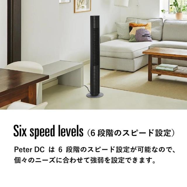 StadlerForm スタドラフォーム デザイン家電 北欧 おしゃれ 扇風機 ファン サーキュレーター 空気循環 Stadler Form Peter DCタワーファン Stadler Form StadlerForm スタドラフォーム デザイン家電 北欧 扇風機 ファン サーキュレーター 空気循環 省スペース 送料無料_4