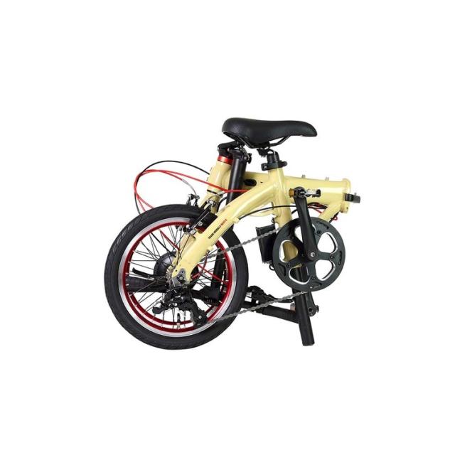 自転車 電動 折畳み 旅行 軽い アルミ ミニベロ 輪行 通期 TRANS MOBILLY NEXT163-S ライトベージュ 92219-0599 トランスモバイリー [代引不可] 自転車 電動 折畳み 旅行 軽い アルミ ミニベロ 輪行 通期 送料無料_8
