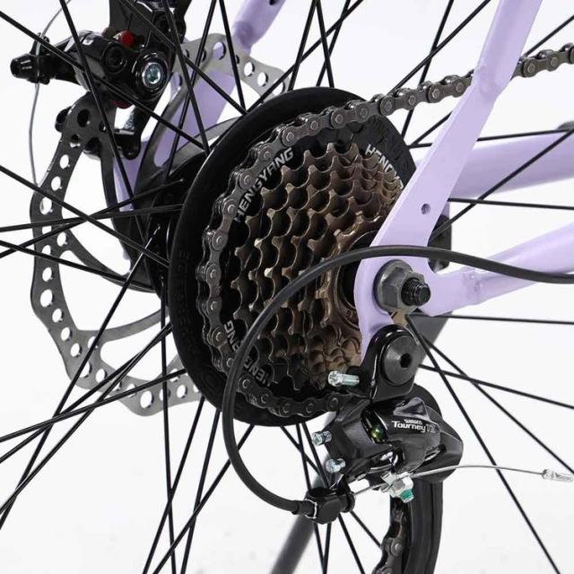 クロスバイク 通勤通学 700C 自転車 シマノ shimano 7段変速 【完成車