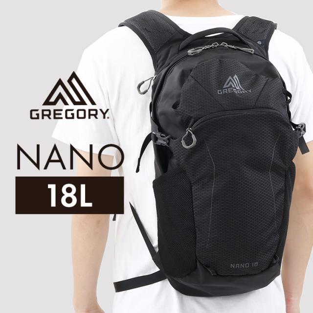 グレゴリー バックパック ザック NANO 18 OBSIDIAN BLACK 18L