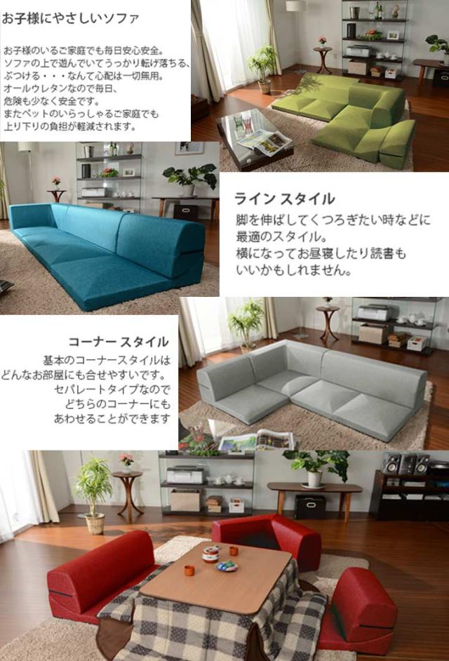 送料無料 ソファ コーナーソファ カバーリングフロアーコーナー3点セット セット タスクの通販はau Pay マーケット 収納宅配館