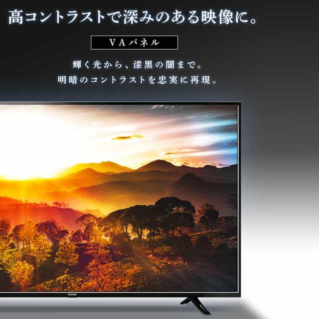 4K 55型 液晶テレビ アイリスオーヤマ 液晶TV - www.sorbillomenu.com