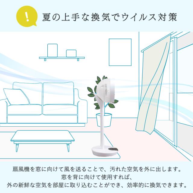 扇風機 dcモーター 静音 アイリスオーヤマ * LFD-22T 高さ2段階調整 3D 360°送風 風量12段階 リズム風 おやすみモード 左右自動首振り 空気循環 衣類乾燥 省エネ DC リモコン付 入切タイマー タッチパネル 減光 リモコンホルダー_6