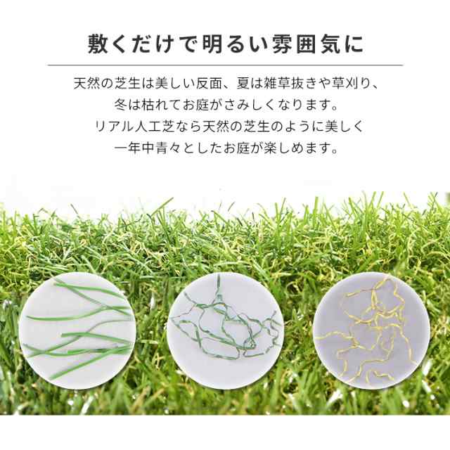 人工芝 ロール 2m×10m 芝丈30mm 【20平米】 防草 防草人工芝 RP-30210