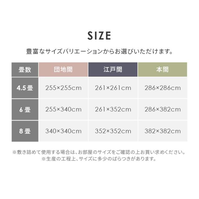 ペットにやさしい平織カーペット　ラウム　本間4.5畳 600200145 [代引不可] カーペット ラグマット 絨毯 ペット 江戸間 日本製 ホットカーペット対応 リビング フローリング 無地 送料無料_2