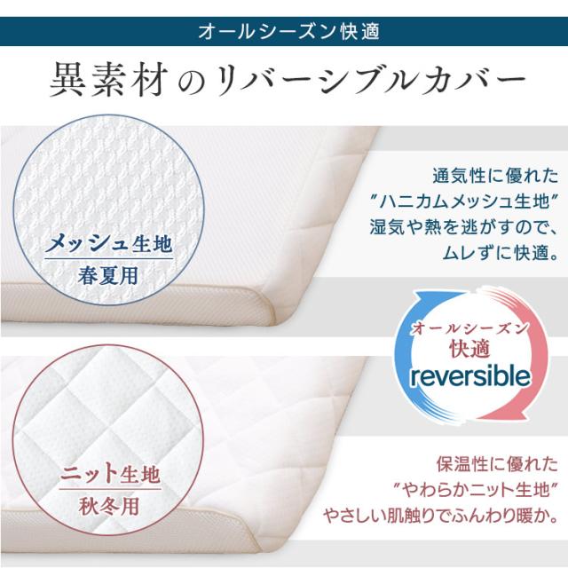 ★レビュー投稿でポイント還元★ マットレス シングル 三つ折り 折りたたみ 厚さ5cm 硬め 体圧分散 高反発 洗える 抗菌 防臭 立てかけ 通気性 湿気対策 お手入れ 簡単 リバーシブル オールシーズン 敷布団 来客用 アイリスオーヤマ エアリープラス ハードタイプ Airy APMH-S *