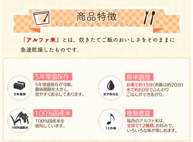 非常食 保存食 アルファ米 12個セット 12種類コンプリートセット 非常食セット 防災セット 備蓄食 尾西食品 アルファ米 防災グッズ 避難の通販はau Pay マーケット お米の専門店 米の蔵