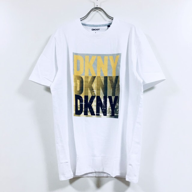 DKNY ダナキャラン 半袖シャツ L グラデーション★