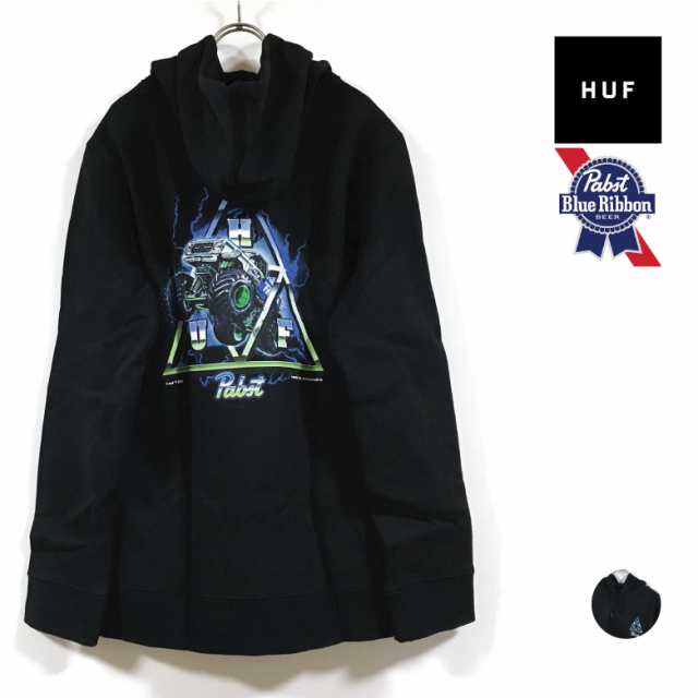 HUF ハフ × Pabst Blue Ribbon パブストブルーリボン コラボ TT P/O HOODIE パーカー 長袖 裏起毛 メンズ  送料無料 hufworldwide プリンの通販はau PAY マーケット - SLAB | au PAY マーケット－通販サイト