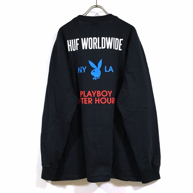 HUF ハフ × PLAYBOY プレイボーイ コラボ BRIGHT LIGHTS 長袖 Tシャツ メンズ 送料無料の通販はau PAY マーケット  - SLAB | au PAY マーケット－通販サイト