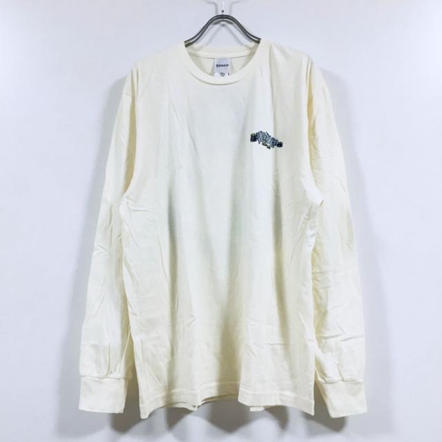 リップンディップ White メンズ 長袖 Tシャツ ロンT　XLサイズ リップンディップ White メンズ 長袖 Tシャツ ロンT XLサイズ