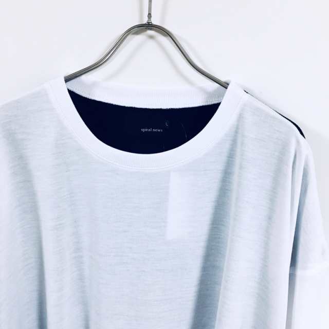 ロングレングス 切替 アシンメトリー ビッグシルエット Tシャツ 半袖 610084 メンズ 送料無料 ドロップショルダー ビッグtシャツの通販はau  PAY マーケット - SLAB