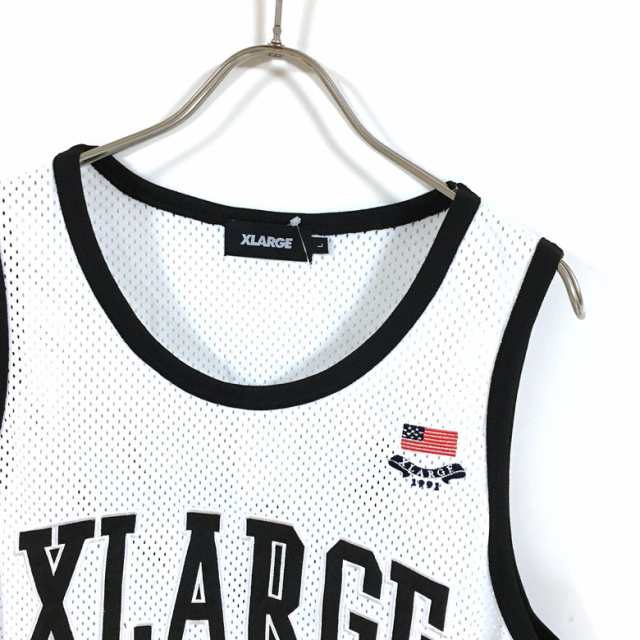 XLARGE エクストララージ XL BASKETBALL JERSEY バスケットボール シャツ メンズ タンクトップ ノースリーブ ロゴ  xlarge 送料無料