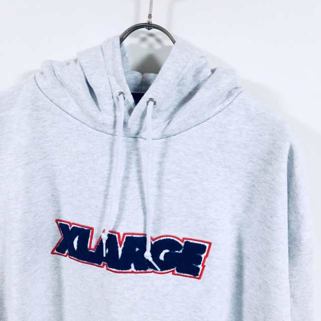 XLARGE エクストララージ TWO TONE STANDARD LOGO PULLOVER HOODED