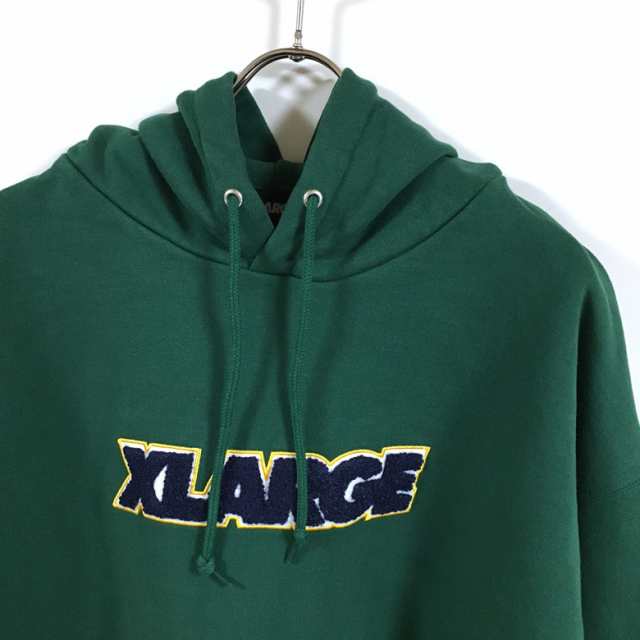 XLARGE エクストララージ TWO TONE STANDARD LOGO PULLOVER HOODED